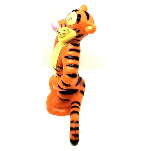 DISNEY Winnie The Pooh BOUNCING TIGGER 3" PVC Collectible Figure Toy Cake Topper - Picture 2 of 5